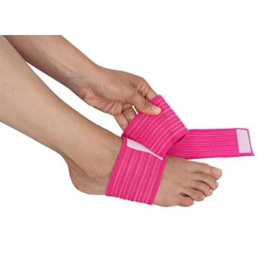 Afbeelding van Hydas Universele gewrichtsbandage, een bandage voor vele toepassingen, Made in Germany, verpakking van 2, roze
