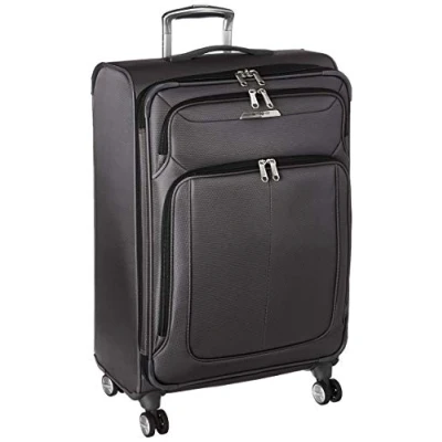 Afbeelding van Samsonite Unisex Volwassen Solyte Dlx Softside Uitbreidbare Bagage Met Spinner Wielen, Mineraalgrijs, Carry On 20 Inch, Wielen