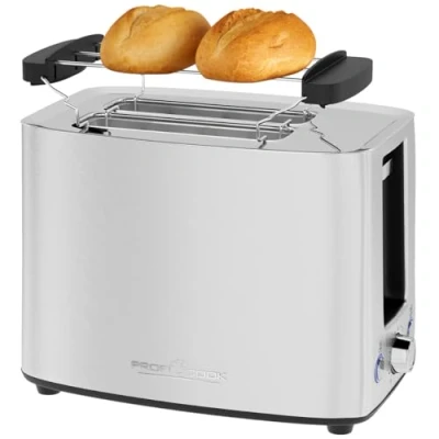 Afbeelding van Profi Cook PC TA 1279 Broodrooster Met broodrekje RVS