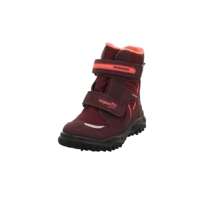 Afbeelding van Superfit Husky warm gevoerde Gore tex sneeuwlaarzen voor meisjes, Rood Oranje 5000, 30 EU Breed