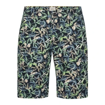 Afbeelding van camel active Regular FIT MIT Alloverprint Shorts, Heren, Maat: 33, Night blue