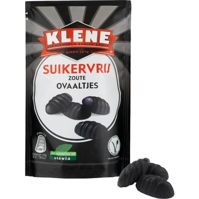 Afbeelding van Klene Zoute Ovaaltjes Suikervrij 105GR