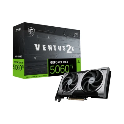 Afbeelding van VGA MSI GeForce RTX 5060 Ti 16G VENTUS 2X OC PLUS