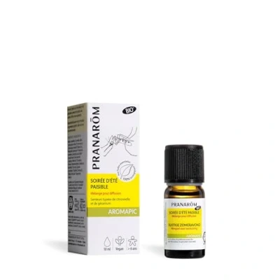 Afbeelding van Pranarôm Aromapic Soirée D&#039;Eté Paisible Bio Diffusion Blend 10 ml