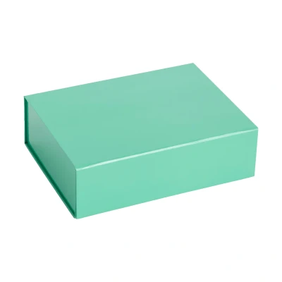 Afbeelding van HAY Colour Storage XS doos met deksel 16,5x22,5 cm Emerald green