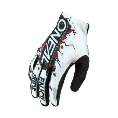 Afbeelding van Oneal Matrix Villain 2 Motorcross handschoenen, wit, afmeting M voor man