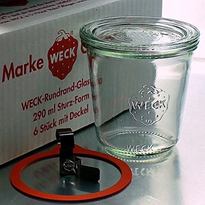 Afbeelding van Weckglas stort 290 ml per doos van 6 stuks 900 (exclusief weckklemmen)