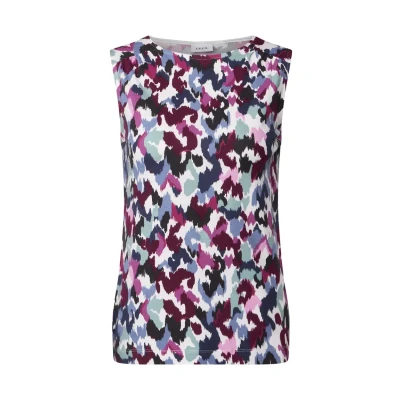 Afbeelding van Cecil Gemustertes Top, Dames, Maat: Medium, Weiß