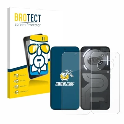 Afbeelding van BROTECT Glas Screen Protector voor Nothing Phone (2a) Plus (Voor+Achter) Schermbeschermer [9H Hardheid, Beschermglas Folie niet Gehard Glas]