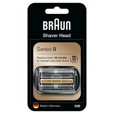 Afbeelding van Braun Series 9 92B Elektrisch Scheerapparaat Vervangende scheerkop Zwart