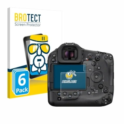 Afbeelding van BROTECT Glas Screen Protector voor Canon EOS R1 (6 Stuks) Schermbeschermer [9H Hardheid, Beschermglas Folie niet Gehard Glas]