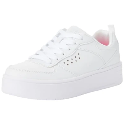 Afbeelding van Skechers Sport Court Color ZONE Sneakers laag voor kinderen, Maat: 30, weiß Kunststof