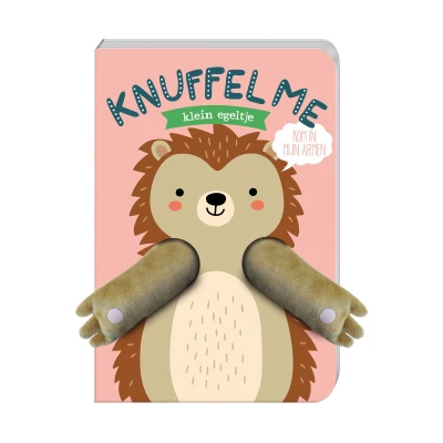 Afbeelding van Image books kartonboek knuffel me klein egeltje