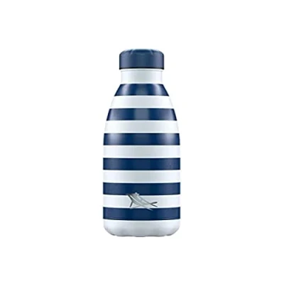 Afbeelding van Thermosfles Blauw Navy 500 Ml RVS Chilly&#039;s Dock And Bay Edition 7 X 26 Cm