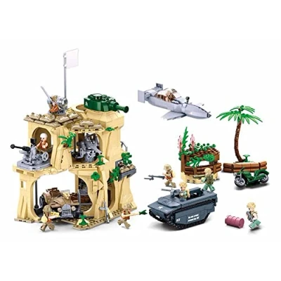 Afbeelding van Sluban Klemmbausteine M38 B111 WWII Battle of Iwo Jima