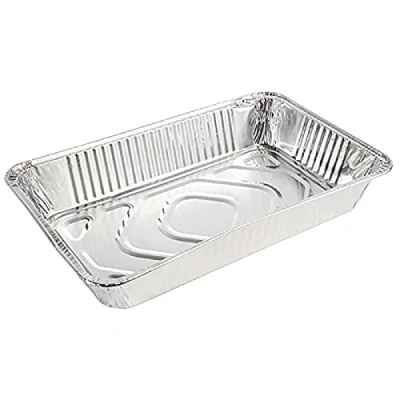 Afbeelding van Fiesta Recyclable rechthoekige aluminium serveerschalen GN 1/1 (5 stuks)