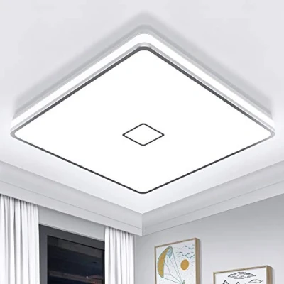 Afbeelding van plafondlamp badkamer led 24 W Airand badkamerlamp IP44 waterdicht lamp Ø 32,5 cm voor woonkamer keuken 2050LM balkon gang 5000K koud wit