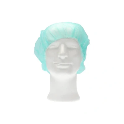Afbeelding van Haarnetjes CMT Haarnet Bouffant Cap PP Non Woven Groen Maat M 50cm
