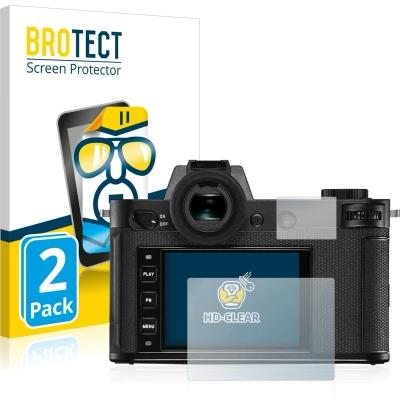 Afbeelding van BROTECT (2 Stuks) Schermbeschermer voor Leica SL2 Screen Protector Transparant