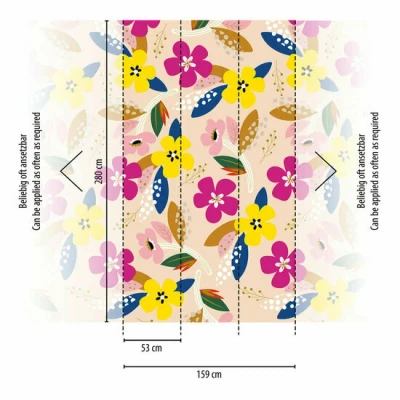 Afbeelding van AS Creation The Wall Travel Styles Multicolor 39209 1 392091 Multicolour / Beige