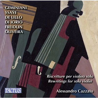 Afbeelding van Alessandro Cazzato Riscritture Per Violino Solo (CD)