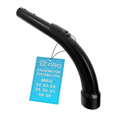 Afbeelding van DL pro Handgreep greepbuis 35 mm Ø compatibel met Miele S2 S3 S4 S5 S6 S7 S8 S9 9442601 5269091 zwart voor stofzuiger stofzuigerslang