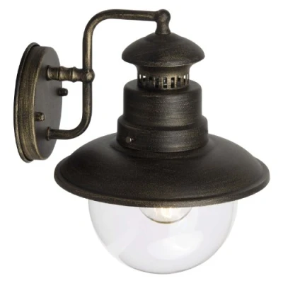 Afbeelding van Brilliant ARTU Buiten wandlamp Goud