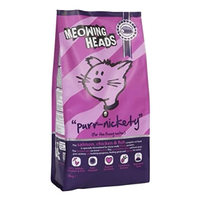 Afbeelding van Meowing So Fish Ticated Salmon droogvoer voor katten, 100% natuurlijk gourmet kattenvoer met kip, vis en ei, dieet graanvrije formule een eenvoudige spijsvertering, 1,5 kg