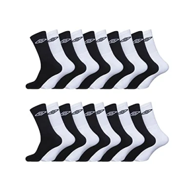 Afbeelding van UMBRO Duurzame sportsokken voor heren, verpakking van 20 stuks, flexibele, hoge loopsokken Nb, 39 42 EU