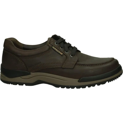 Afbeelding van Mephisto CHARLES GRIZZLY Heren sneakersHeren veterschoenVrije tijdsschoenen Kleur: Bruin Maat: 46.5