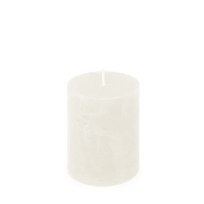 Afbeelding van Spaas Rustieke Pillarkaars 70/95 mm 35u wit