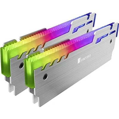 Afbeelding van Jonsbo NC 3 ARGBX2 Geheugen module Koelplaat Zilver