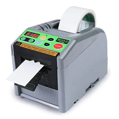 Afbeelding van U.S. Solid Automatic Tape Dispenser Elektrische Snijmachine JF 7000, Breedte 6 60mm Lengte 5 999mm, Plakband Cutter Upgraded Silicone Feed Wheel