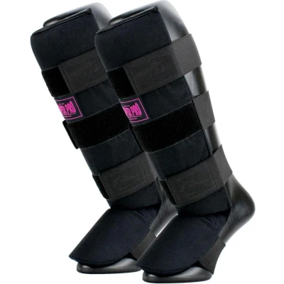 Afbeelding van Super Pro Combat Gear Scheenbeschermer Savior Zwart/Roze Small