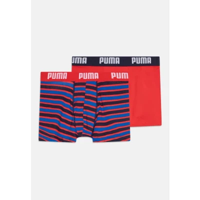 Afbeelding van Puma BOYS Everyday Striped 2 PACK Onderbroeken voor kinderen, Maat: 146 152, Black