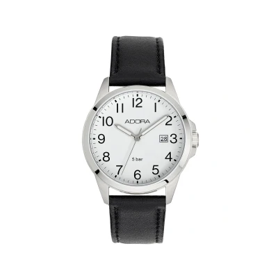 Afbeelding van Mooi Klassiek heren horloge met datum van het merk Adora