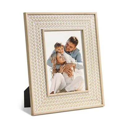 Afbeelding van Afuly 13 x 18 cm fotolijst, boho patroon, Marokko, shabby decoratie, familiegeschenk, muur of tafel