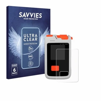 Afbeelding van Savvies Screenprotector voor Mammut Barryvox 2 Folie Beschermfolie transparant (6 Stuks)