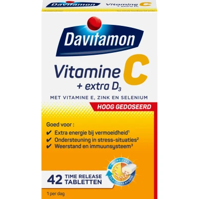 Afbeelding van Davitamon Vitamine C + Extra D3 Tabletten