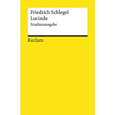Afbeelding van Lucinde: Ein Roman. Studienausgabe: 19659