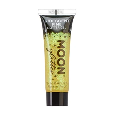 Afbeelding van Moon glitter Gel met schitterende fijne 12 ml geel gezichtsverf
