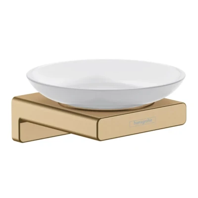 Afbeelding van Hansgrohe zeephouder addstoris brushed bronze 41746140