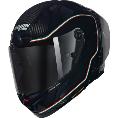 Afbeelding van Nolan X 804 RS Ultra Carbon Asso Di Picche Helm, zwart wit rood groen, afmeting L voor man