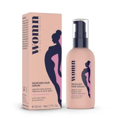 Afbeelding van womn Intimate Comfort INGROWN HAIR serum tegen ingegroeide haren, scheerbultjes &amp; huidverkleuringen, 50 ml