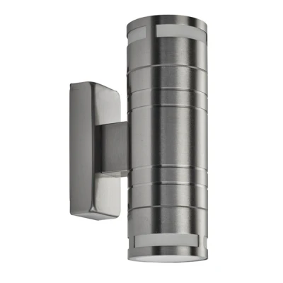 Afbeelding van Searchlight RVS muurspot Splot Up Down 2x3w 2018 2 LED