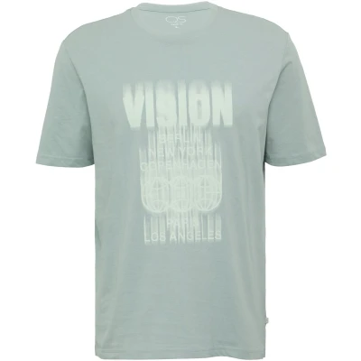 Afbeelding van Q/S designed by T shirt Maat XXL Mannen 72D0 GREEN katoen