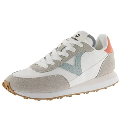 Afbeelding van Victoria Shoes À Lacets Plate Sneakers laag, Dames, Maat: 36, Céleste Soft synthetic