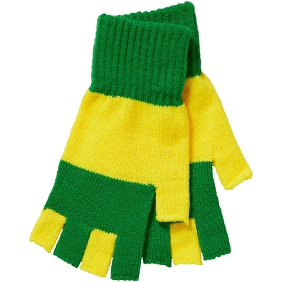 Afbeelding van Apollo Vingerloze handschoenen carnaval groen/geel one size uniseks fingerless gloves