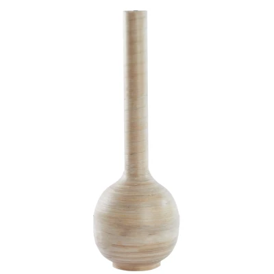 Afbeelding van Light &amp; Living Vaas TOLIMU Ø16x48cm Bruin