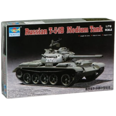 Afbeelding van Trumpeter 07281 Modelbouwset Russische T 54B Medium Tank